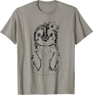 Penguin Antarctica Animals Motif flightless Bird Penguins T-Shirt - T-Shirt | Sand