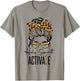 Holy Spirit Activate Black Mom Life Leopard Messy Bun Women T-Shirt - T-Shirt | Sand