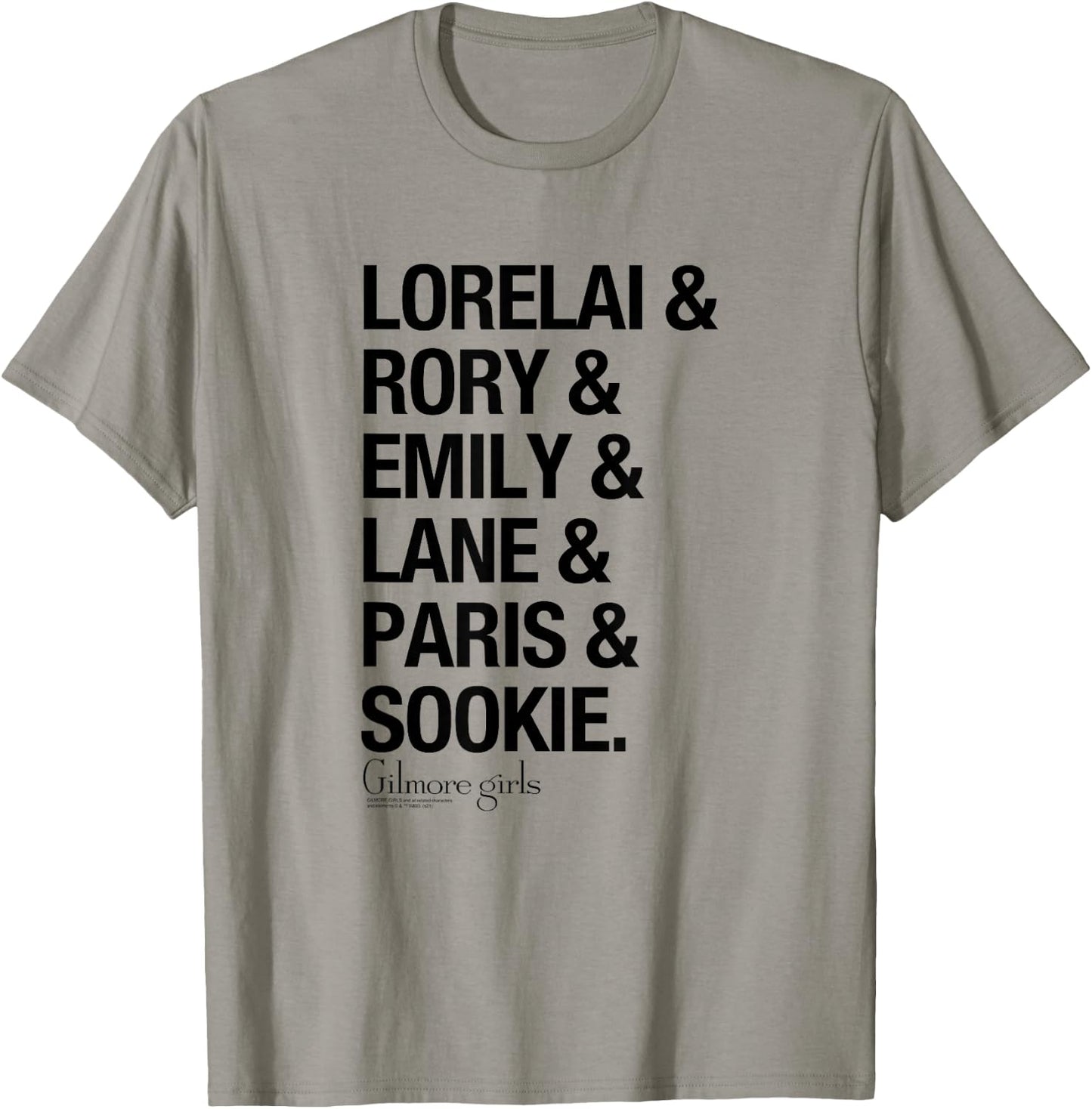 Gilmore Girls Lorelai & Rory & Emily Names TV Show T-Shirt - T-Shirt | Sand