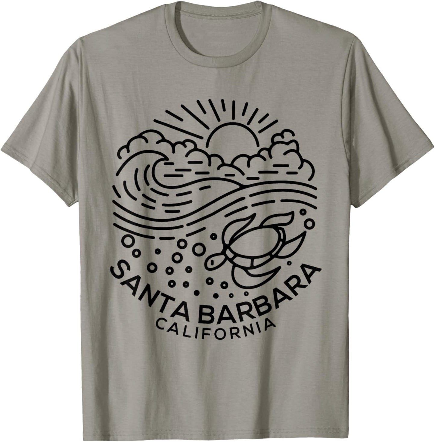 Santa Barbara CA T-Shirt - T-Shirt | Sand