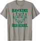 Stranger Things 4 Hawkins High School Green Logo T-Shirt - T-Shirt | Sand