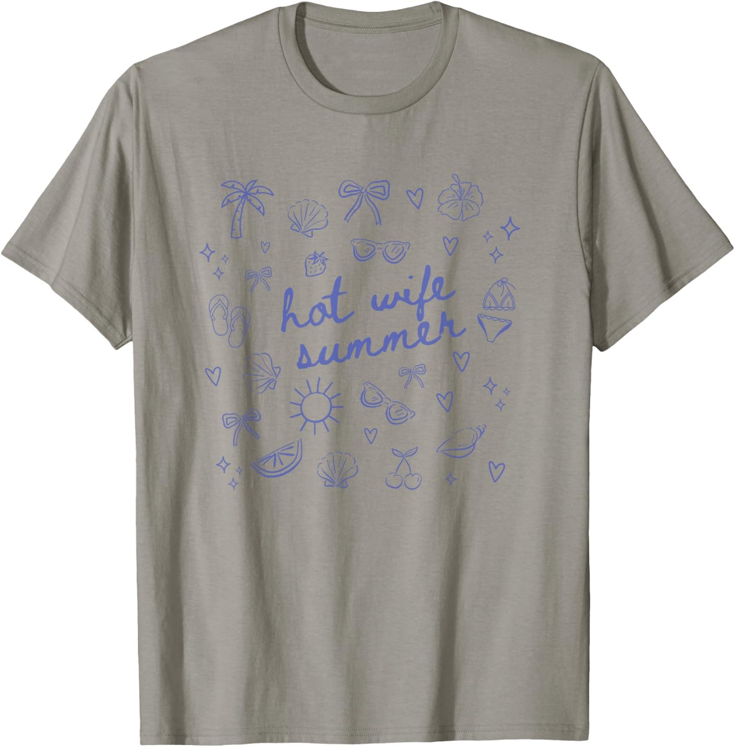 Hot Wife Summer Bride Beach Vacation T-Shirt - T-Shirt | Sand