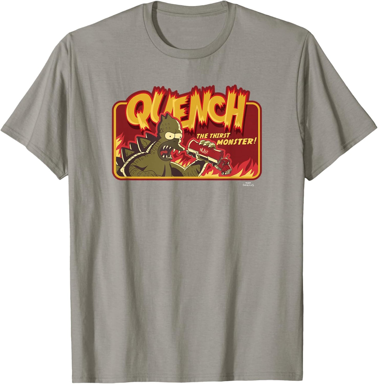 The Simpsons: Treehouse of Horror Halloween Quench Monster! T-Shirt - T-Shirt | Sand