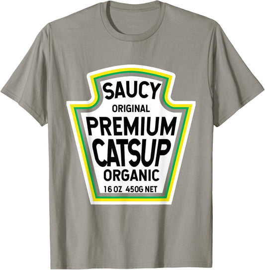 Ketchup Catsup Easy Halloween Costume Matching Group T-Shirt - T-Shirt | Sand