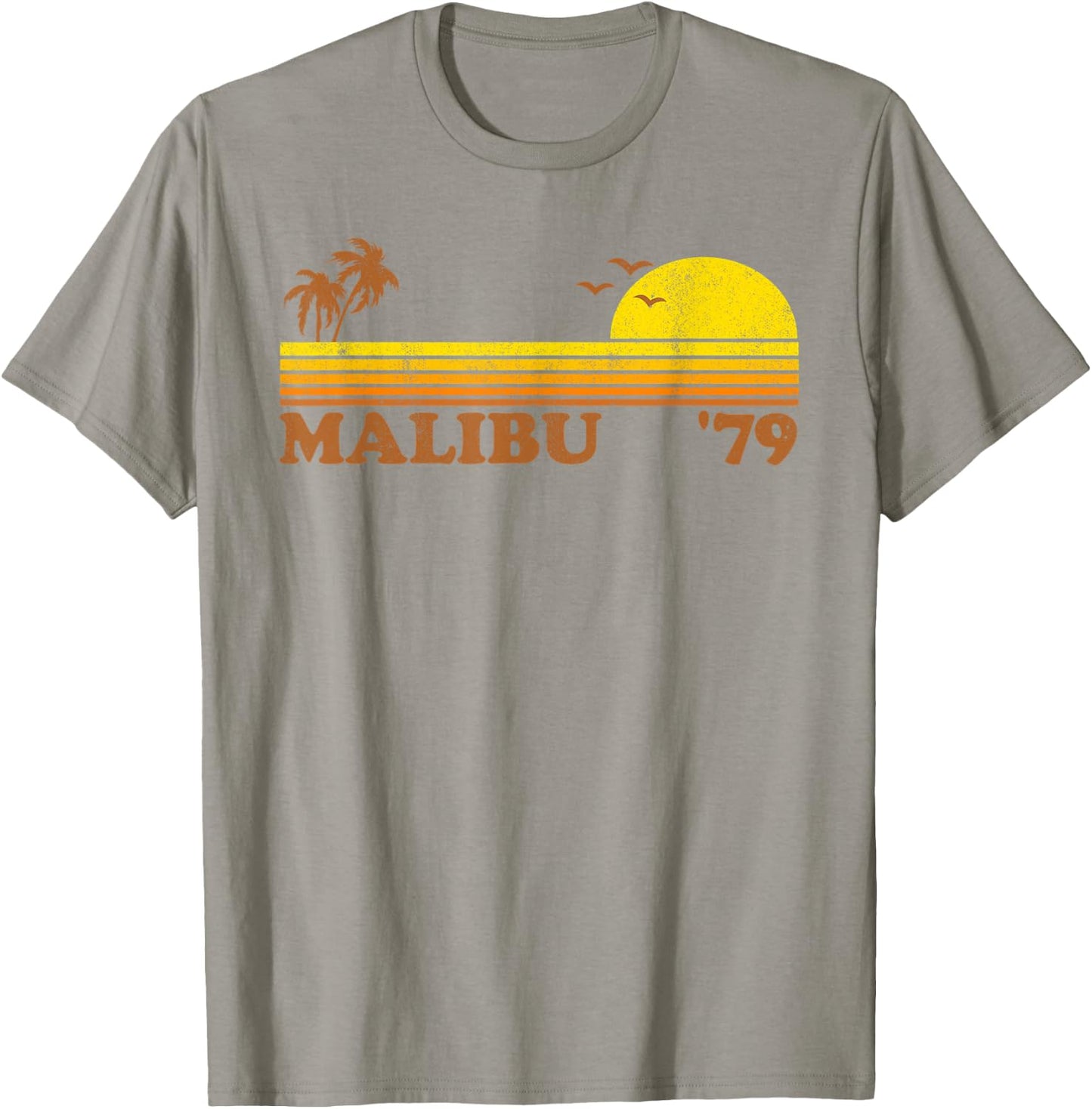 Vintage Malibu California Retro Beach Surfing 70's Surf Gift Women Kids T-Shirt - T-Shirt | Sand