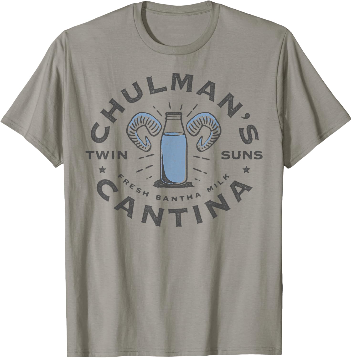 Star Wars Chulman's Twin Suns Cantina Bantha Milk T-Shirt - T-Shirt | Sand
