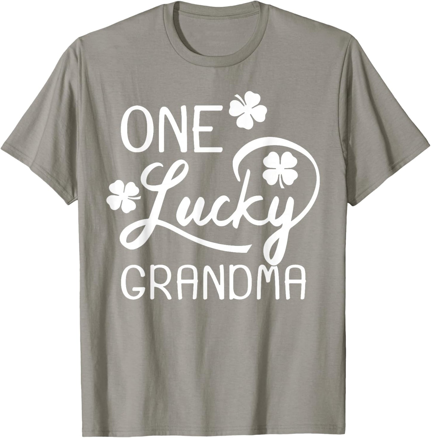 One Lucky Grandma St. Patrick's Day T-Shirt - T-Shirt | Sand