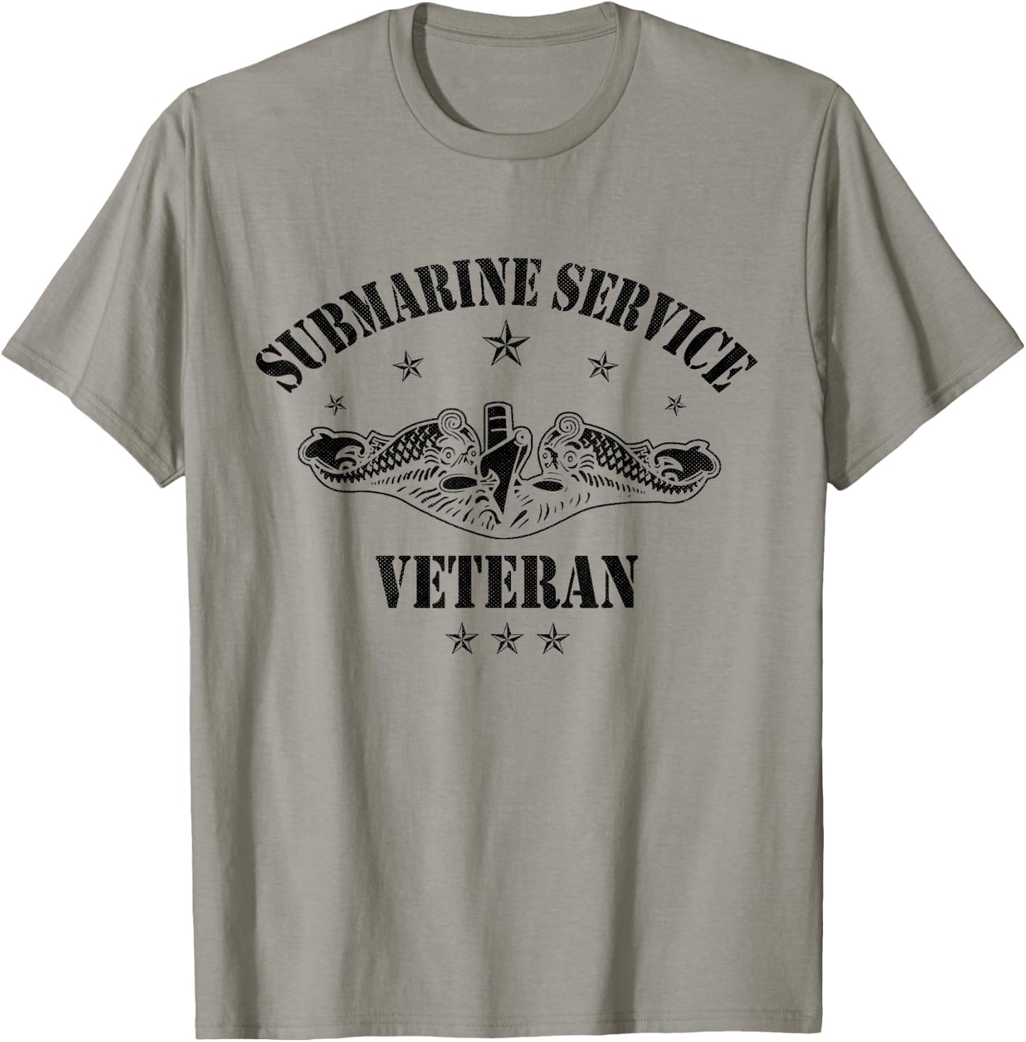 Submarine Service Veteran Submariner American Flag Vintage T-Shirt - T-Shirt | Sand