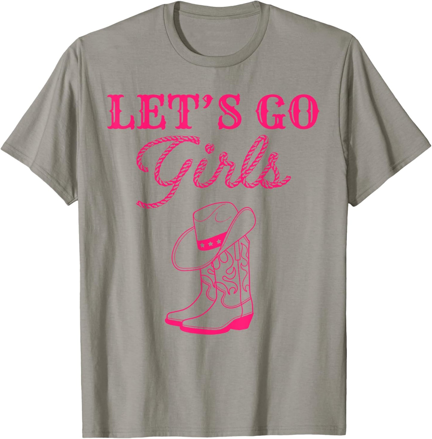 Let's Go Girls Nashville Cowgirl Squad Bachelorette Matching T-Shirt - T-Shirt | Sand