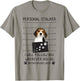 Funny Dog Lover Personal Stalker I'll Follow You Beagle Men Women T-Shirt - T-Shirt | Sand