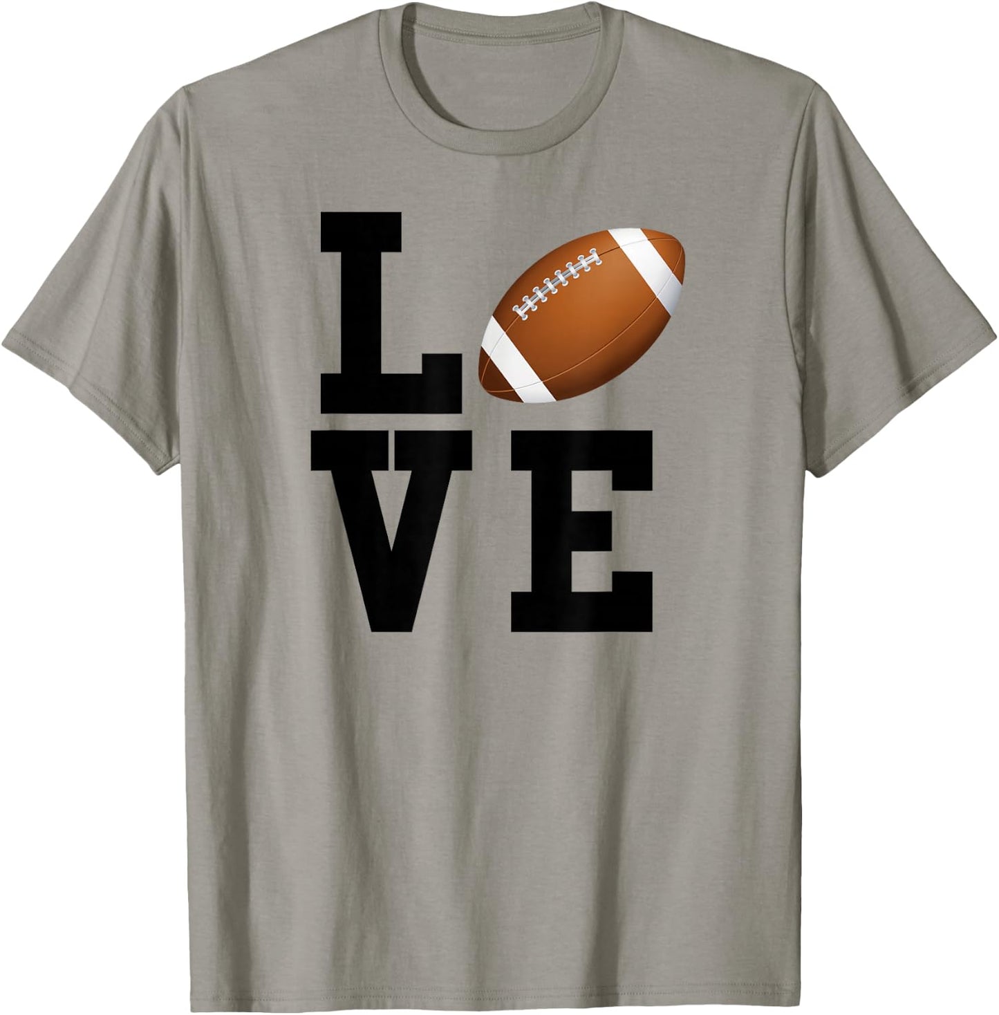 I Love Football T-Shirt - T-Shirt | Sand