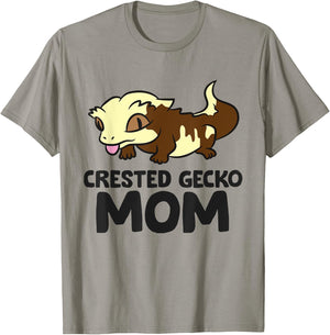 Crested Gecko Mom Lizard Reptile Crested Gecko Mama T-Shirt - T-Shirt | Sand