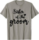 Sister of the Groom Wedding Matching Bridal Party for Family T-Shirt - T-Shirt | Sand