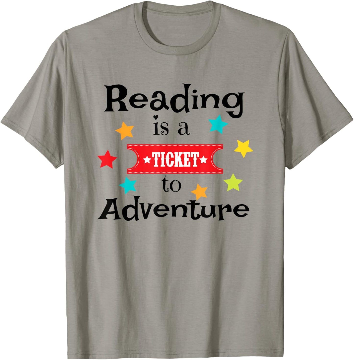 Book Lover Reading Adventure Gift Teacher Librarian T-Shirt - T-Shirt | Sand
