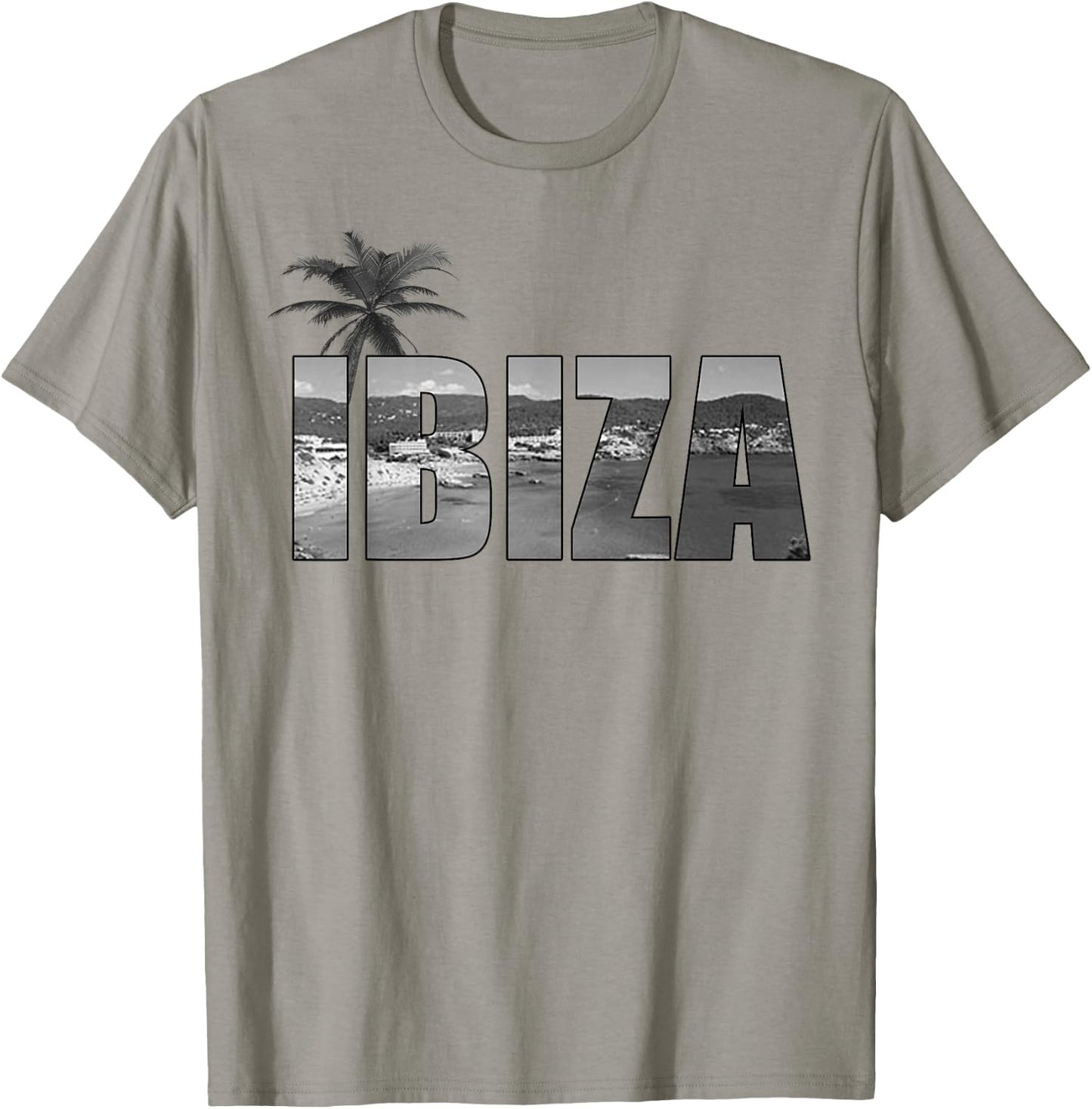 Ibiza Espana Beach Palm Tree Party Destination Gift T-Shirt - T-Shirt | Sand