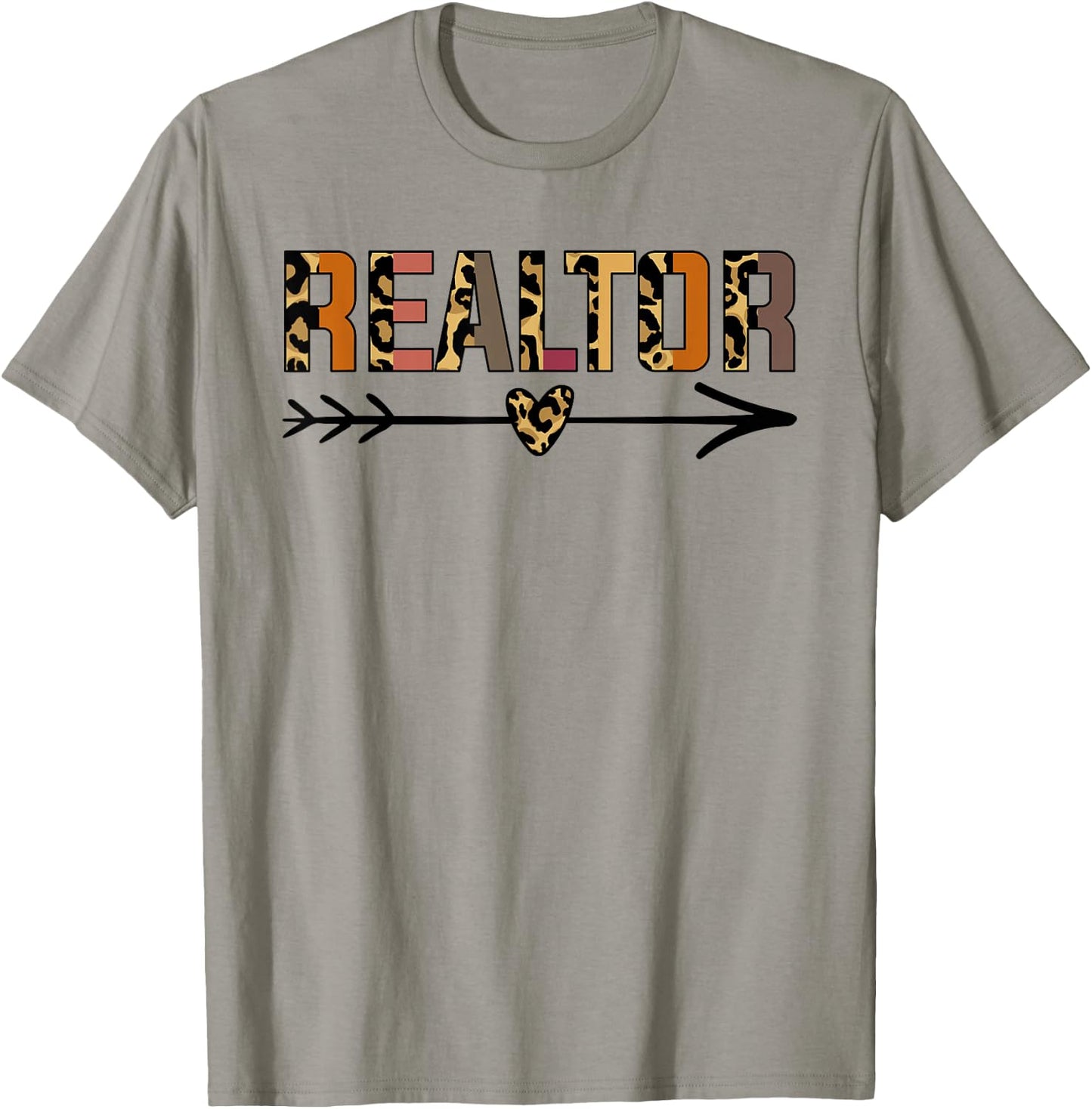 jNQo Leopard Realtor Real Estate Realtor Life Women T-Shirt - T-Shirt | Sand