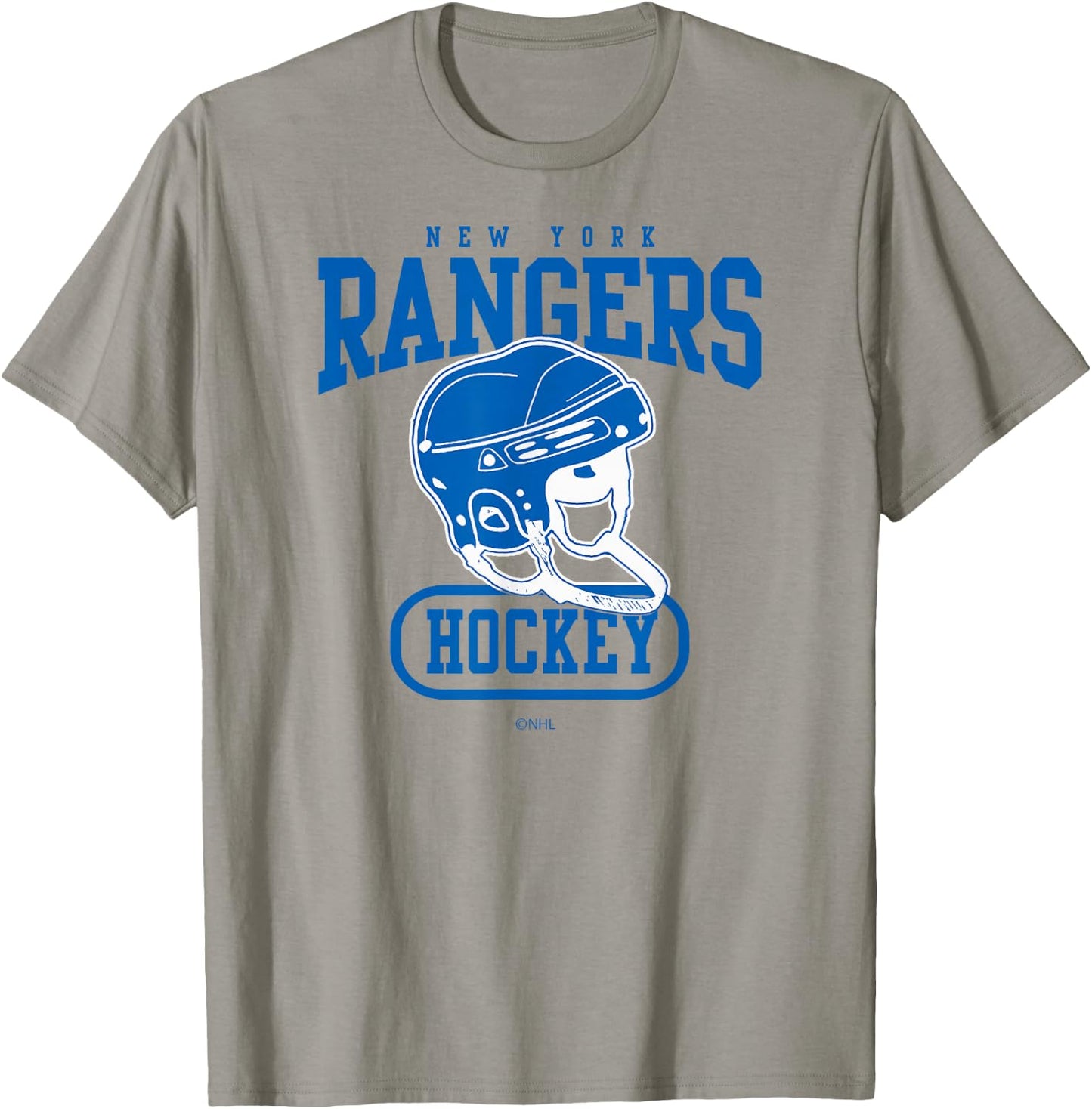 New York Rangers Helmet Officially Licensed T-Shirt - T-Shirt | Sand