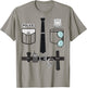Police Uniform Costume Halloween Policeman Kids Toddler Boys T-Shirt - T-Shirt | Sand