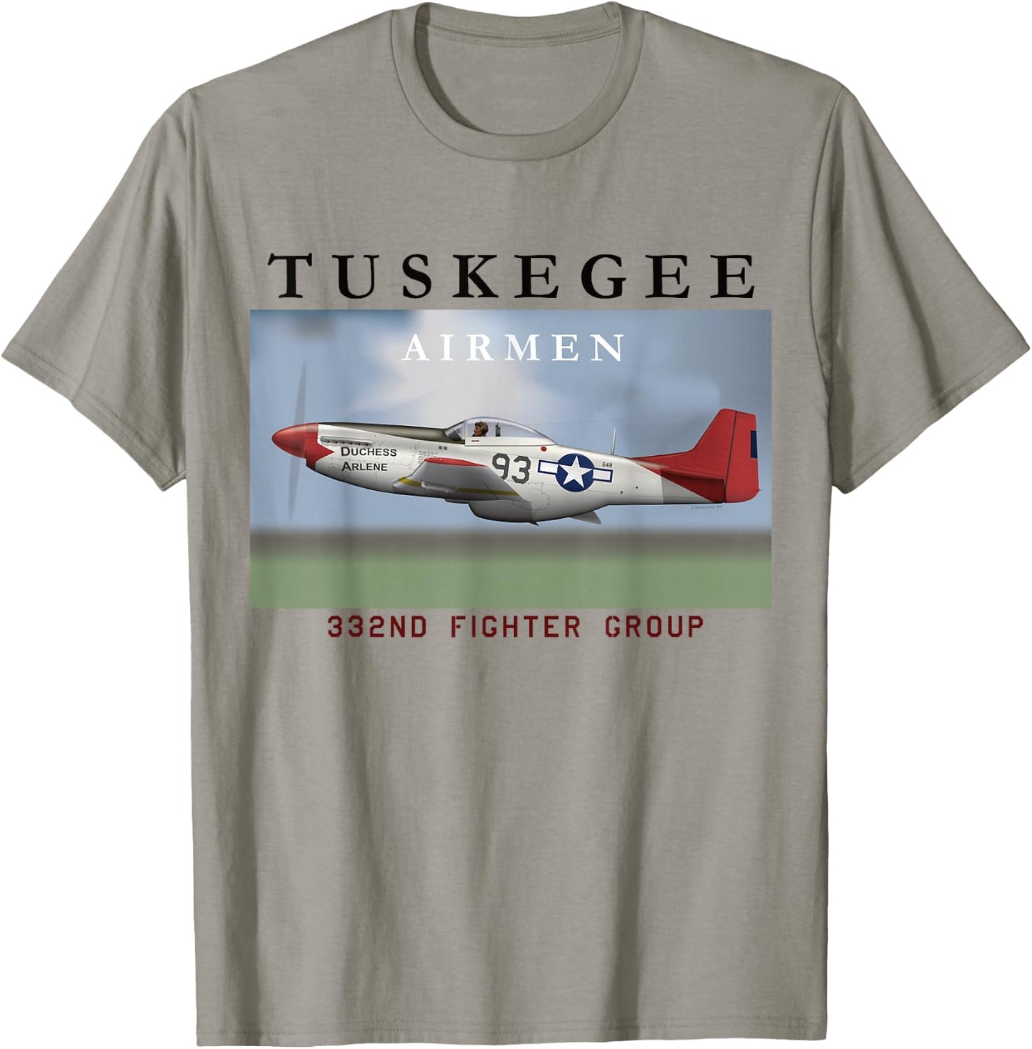 332 FG Tuskegee Airmen T-Shirt - T-Shirt | Sand
