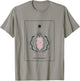 The Feminist Tarot Card - Celestial Moon and Snakes - Pagan T-Shirt - T-Shirt | Sand