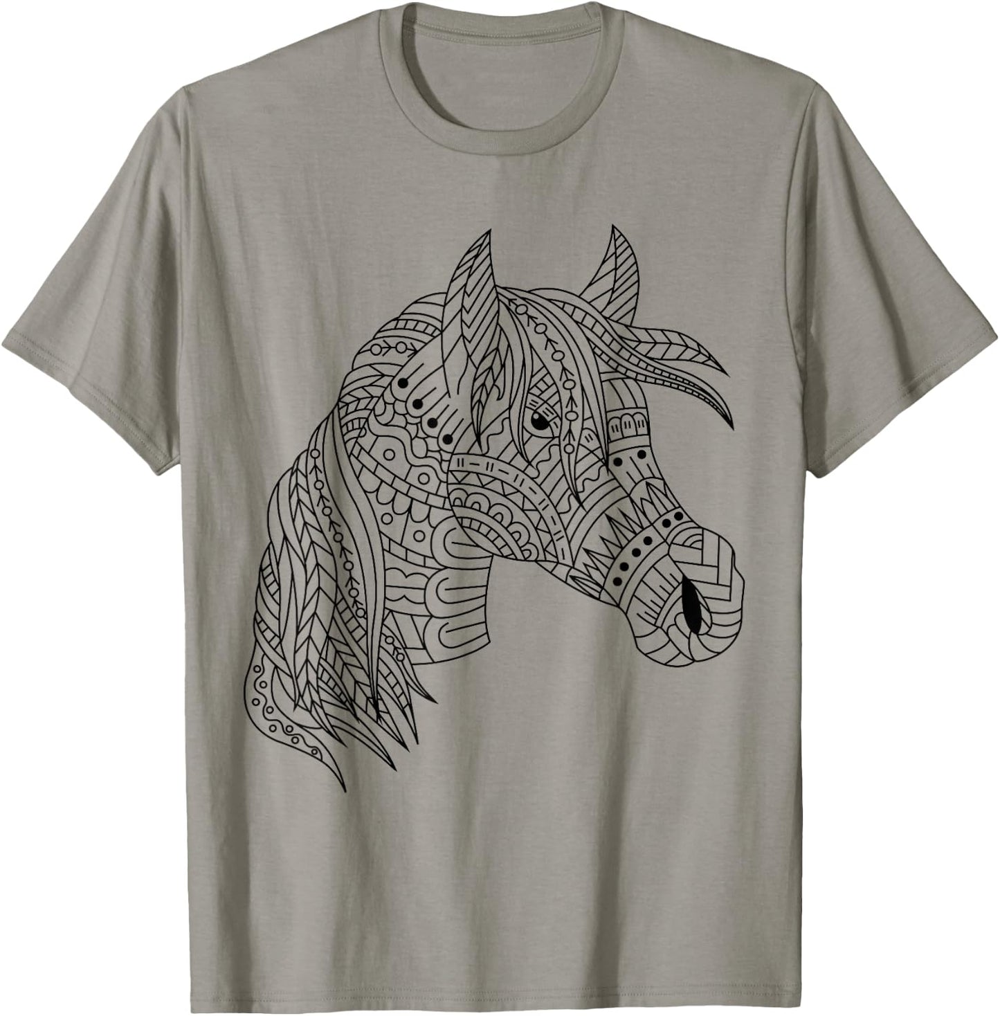 Cute horse to paint and color in for children T-Shirt - T-Shirt | Sand