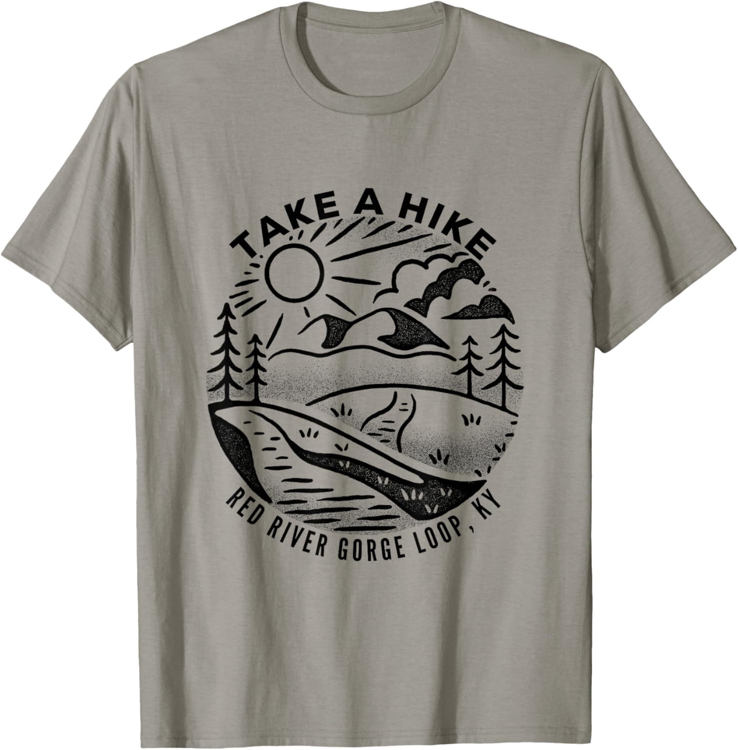 Take a Hike - Red River Gorge Loop T-Shirt - T-Shirt | Sand