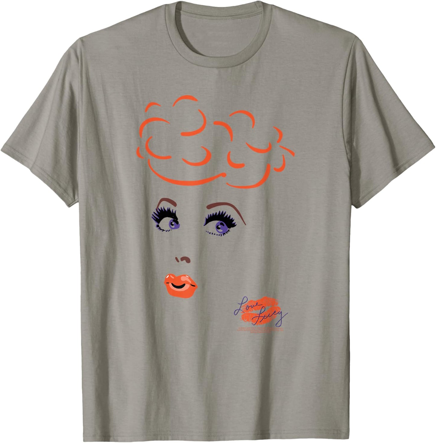 I Love Lucy Eyelashes T-Shirt - T-Shirt | Sand