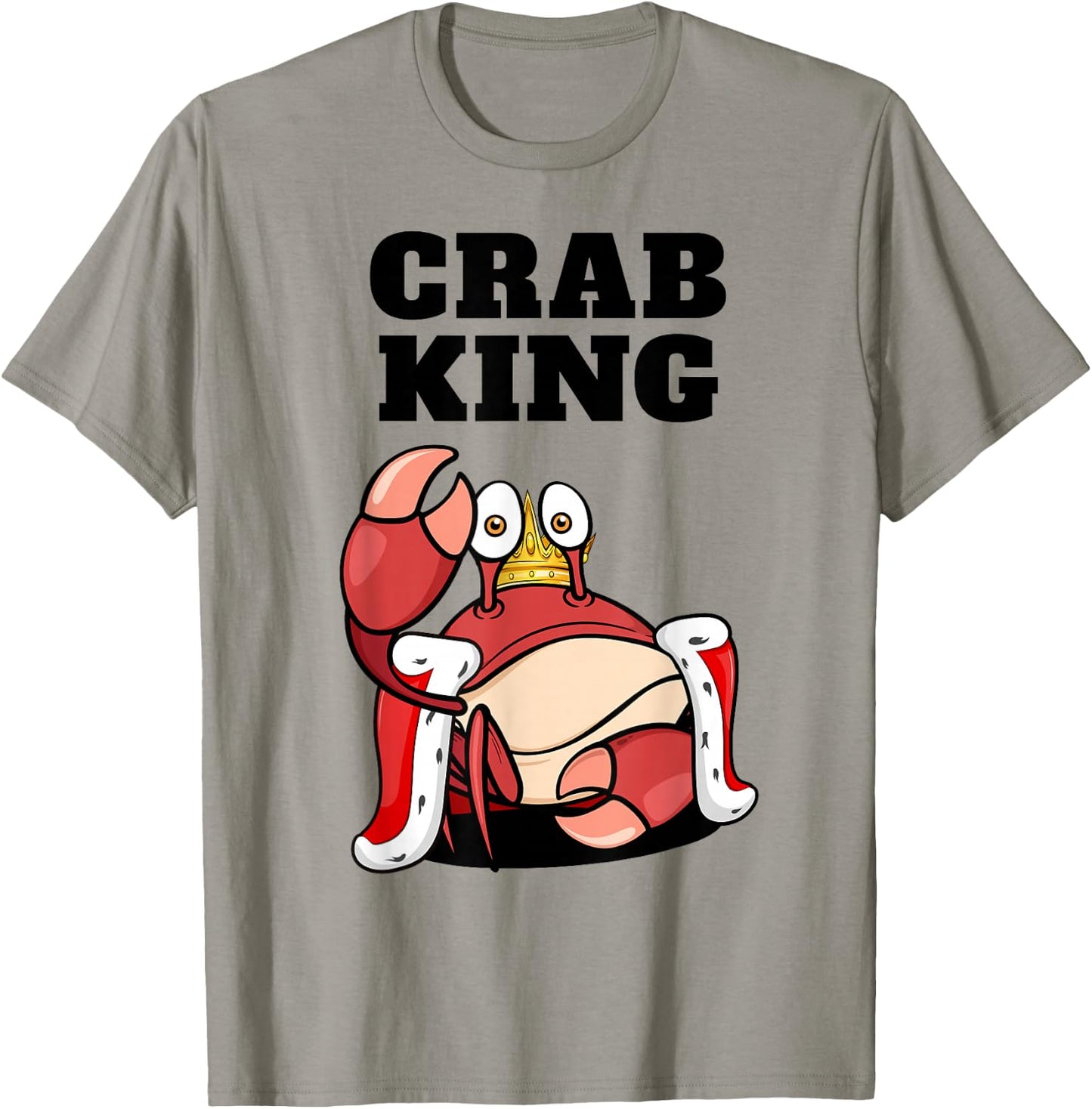 Crab Shirts for Boys | Crab King | Boys Crab T-Shirt - T-Shirt | Sand