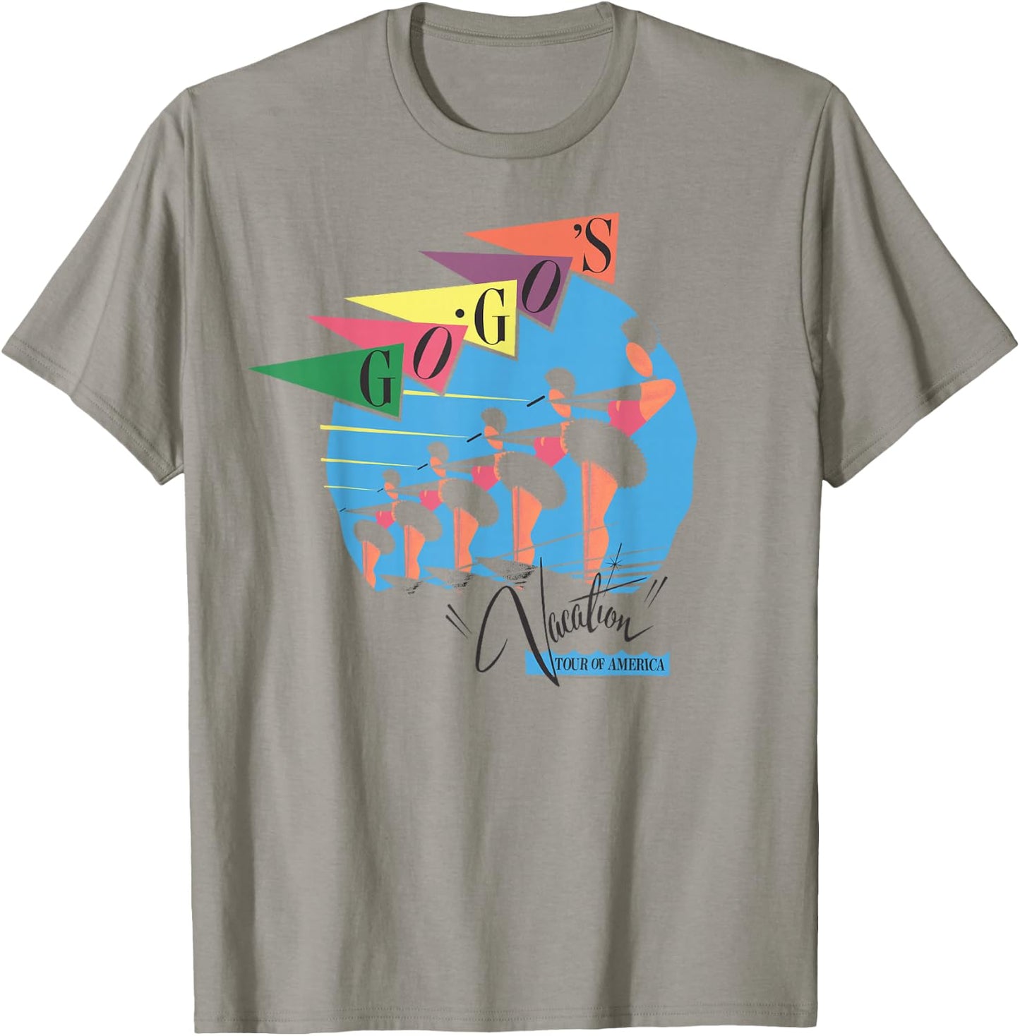 The Go-Go's - Vacation Retro T-Shirt - T-Shirt | Sand