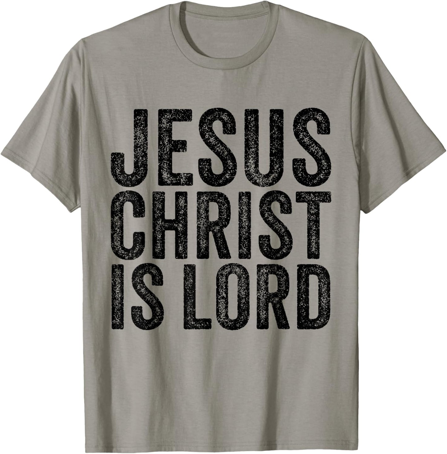 Jesus Christ Is Lord Christian Faith Believer Religion T-Shirt - T-Shirt | Sand