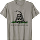 American Patriot's Timber Rattlesnake Gadsden Flag T-Shirt - T-Shirt | Sand