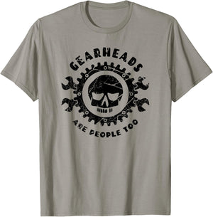 Gearheads Are People Too Classic T-Shirt - T-Shirt | Sand