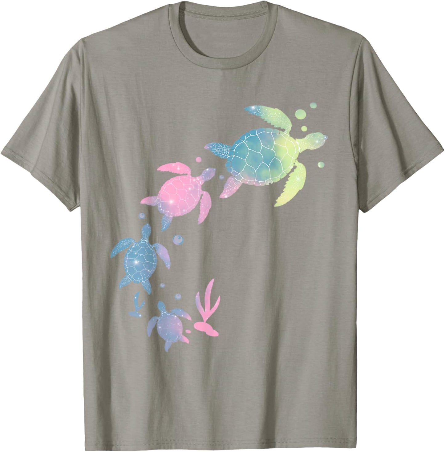 Turtles Tie Dye Cute Sea-Turtle Kids Toddler Turtle Costume T-Shirt - T-Shirt | Sand