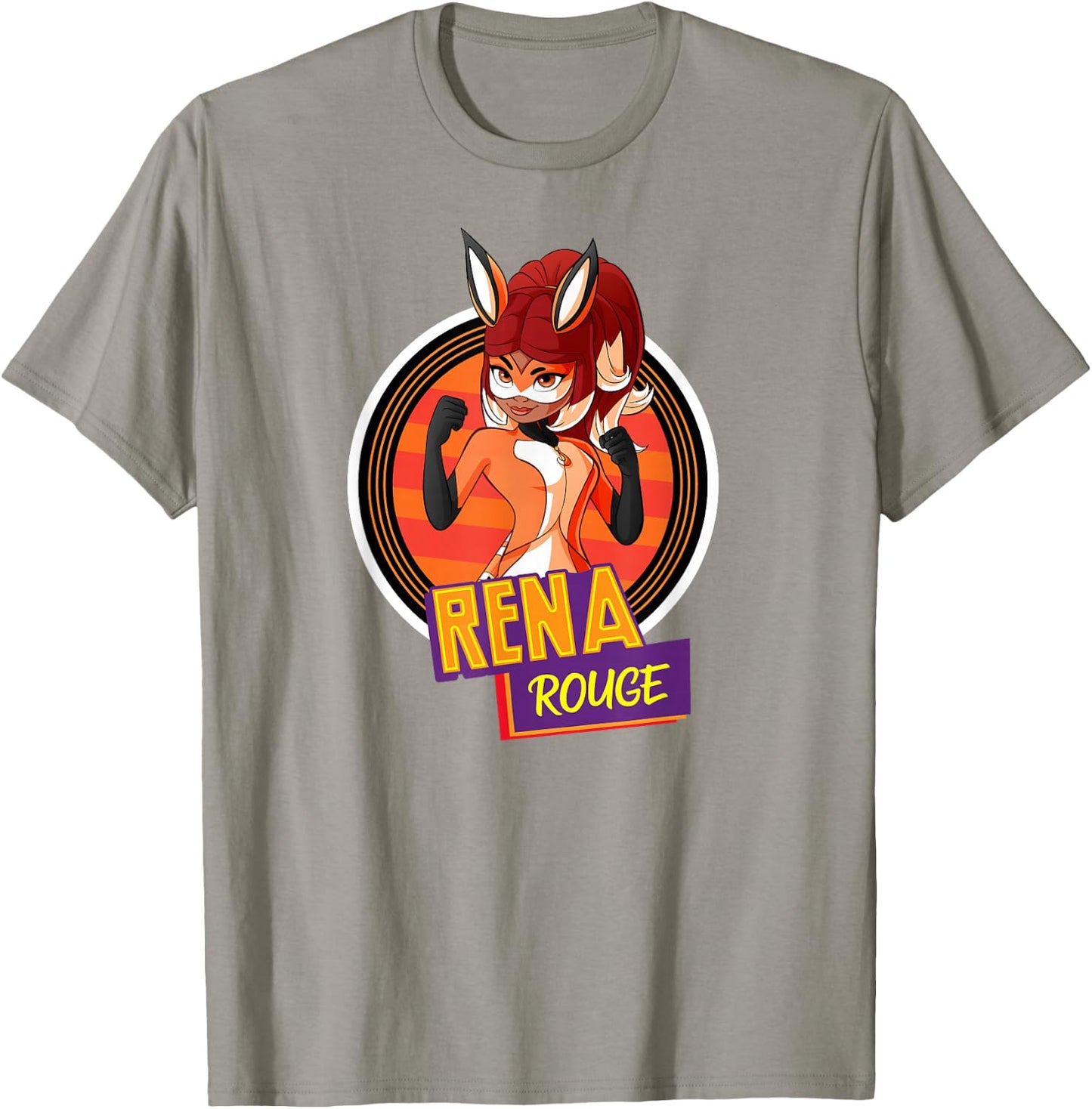 Miraculous Ladybug Orange Collection Rena Rouge Badge T-Shirt - T-Shirt | Sand