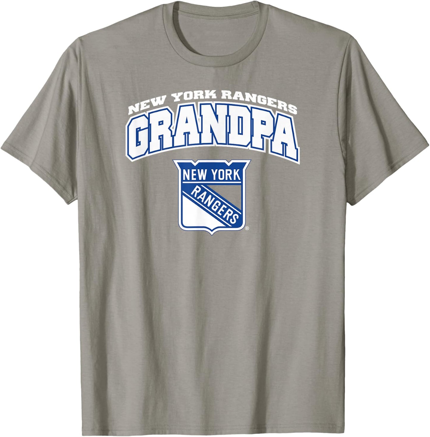 New York Rangers Grandpa Logo Red NHL Officially Licensed T-Shirt - T-Shirt | Sand