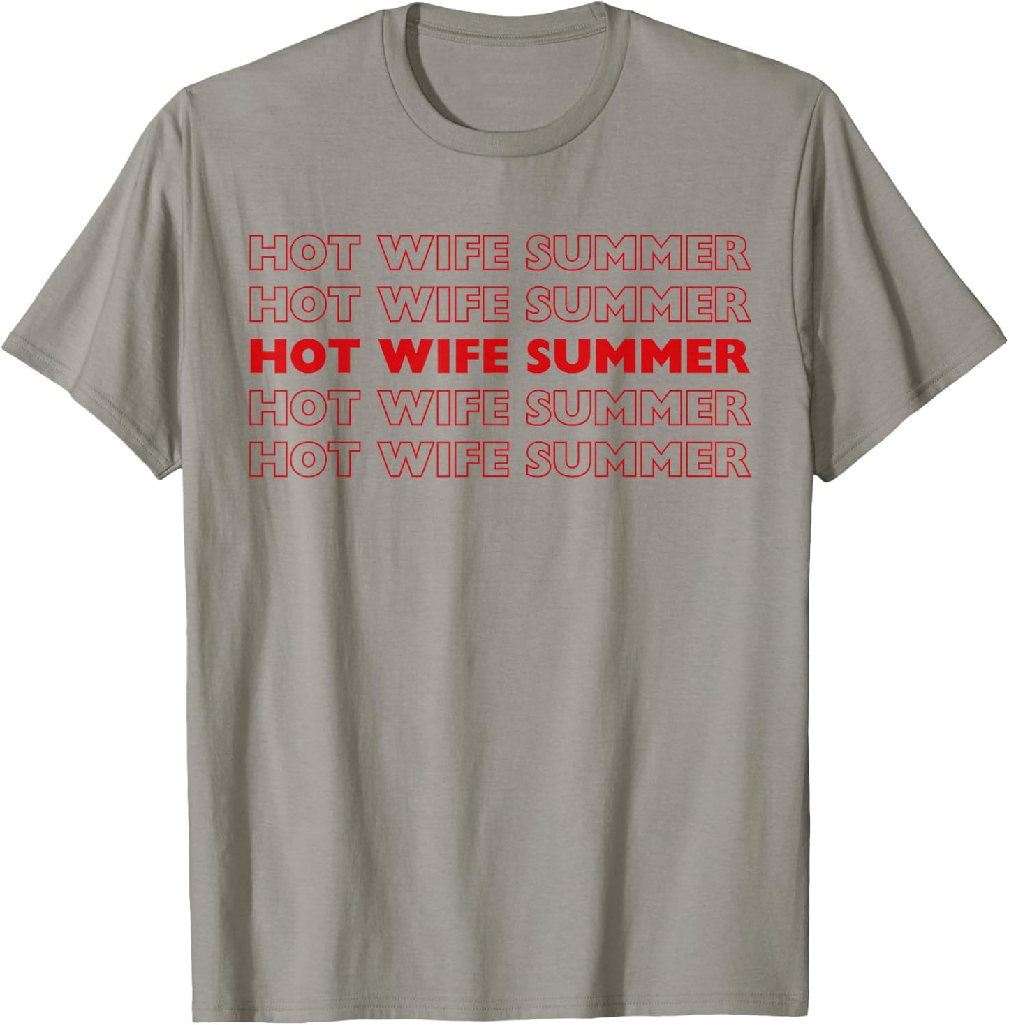 Hot Wife Summer Y2k T-Shirt - T-Shirt | Sand
