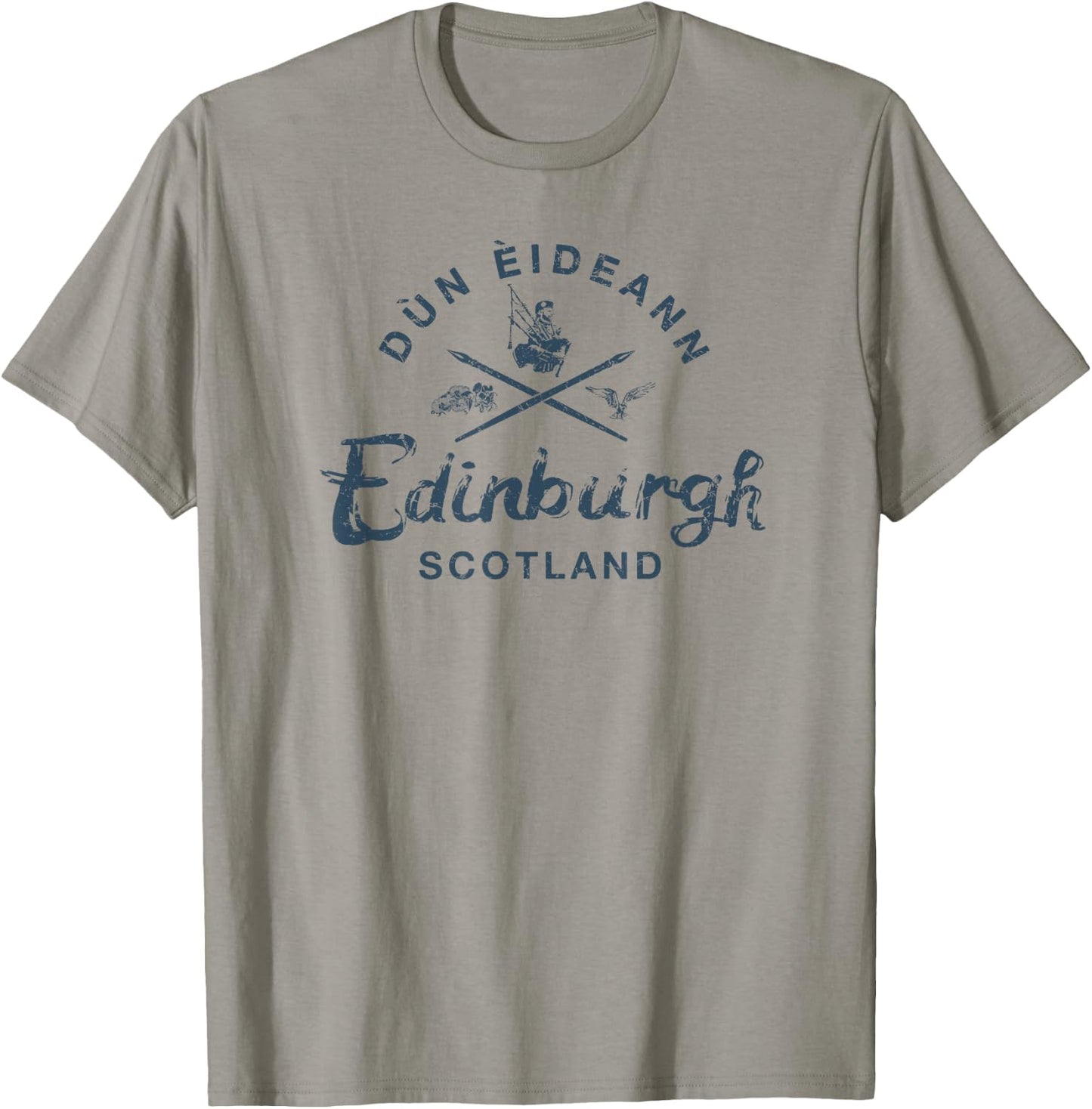 Scotland Edinburgh Scottish Vintage T-Shirt - T-Shirt | Sand