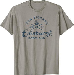 Scotland Edinburgh Scottish Vintage T-Shirt - T-Shirt | Sand