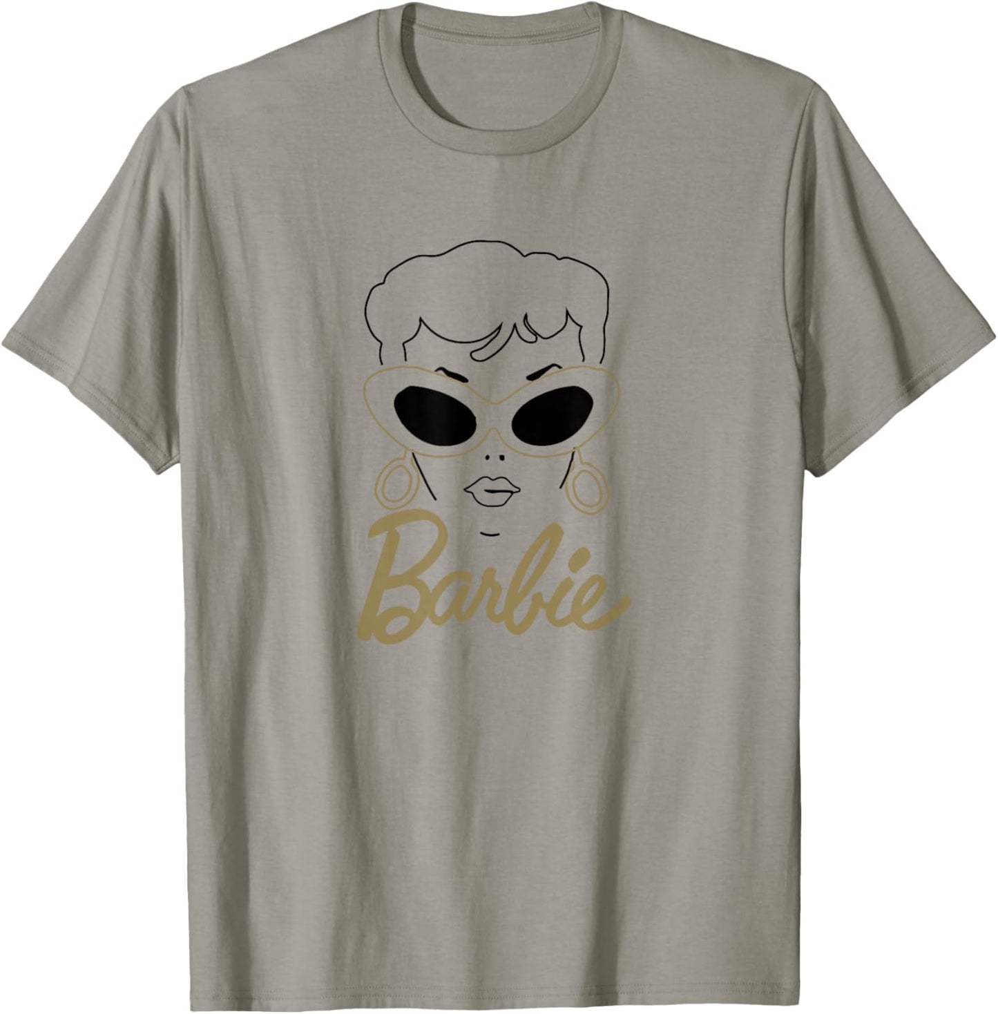 Barbie - Vintage Gold Glasses T-Shirt - T-Shirt | Sand