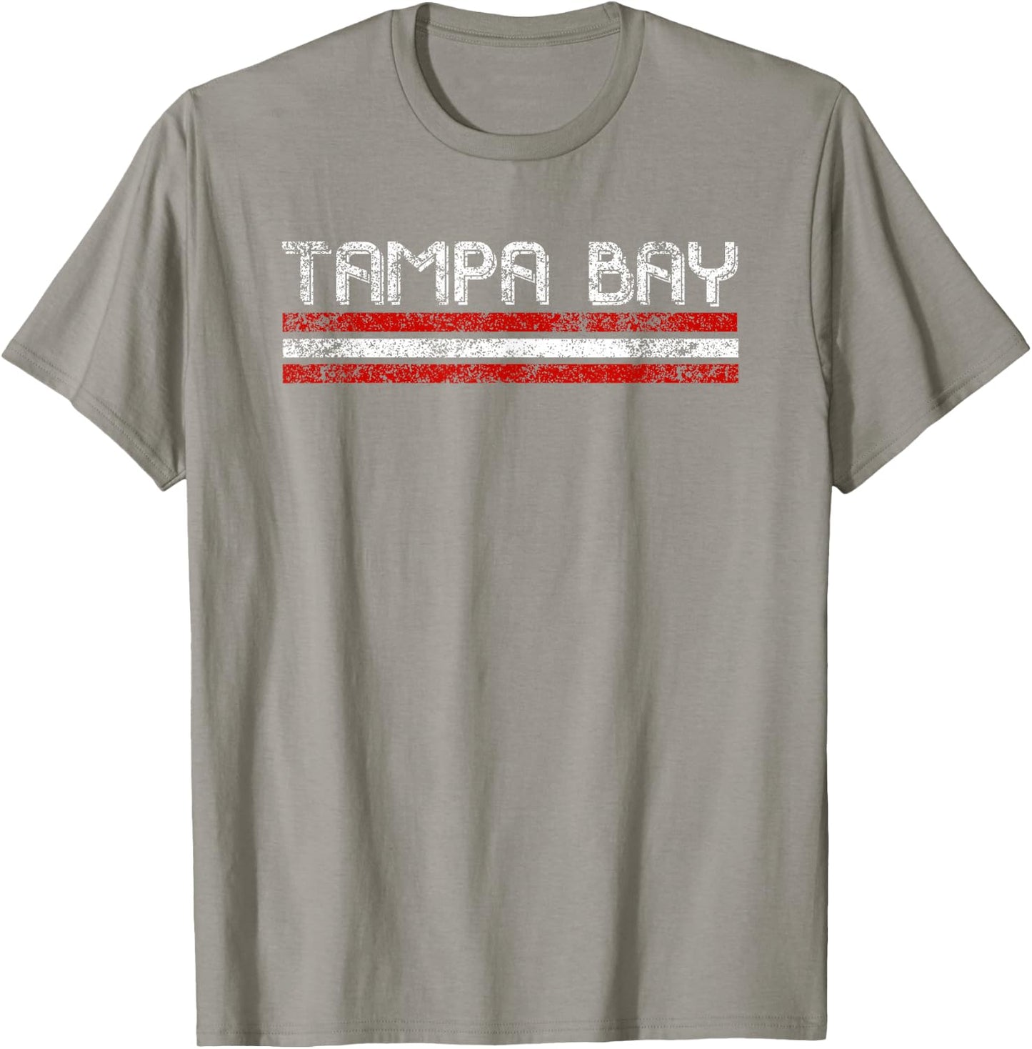 Tampa Bay Florida Retro Vintage Weathered Throwback T-Shirt - T-Shirt | Sand