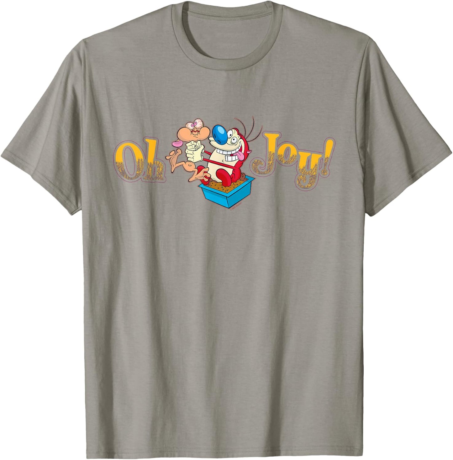 Ren & Stimpy Oh Joy T-Shirt - T-Shirt | Sand