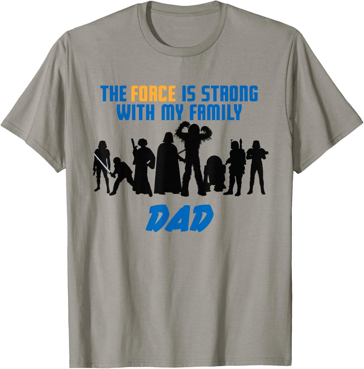 Star Wars The Force Matching Family DAD T-Shirt - T-Shirt | Sand