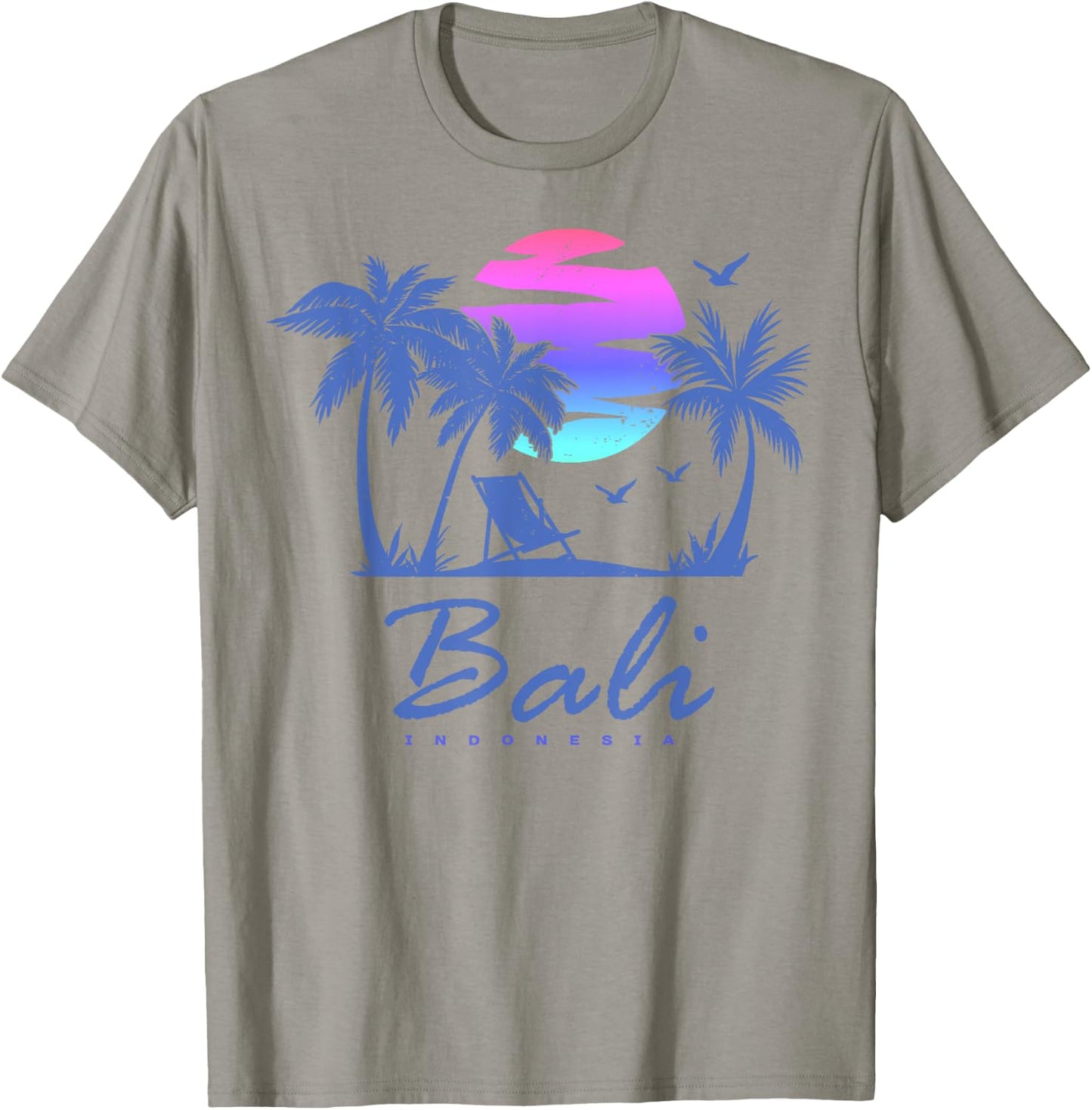 BALI INDONESIA Beach Vacation Spring Break Honeymoon Vintage T-Shirt - T-Shirt | Sand