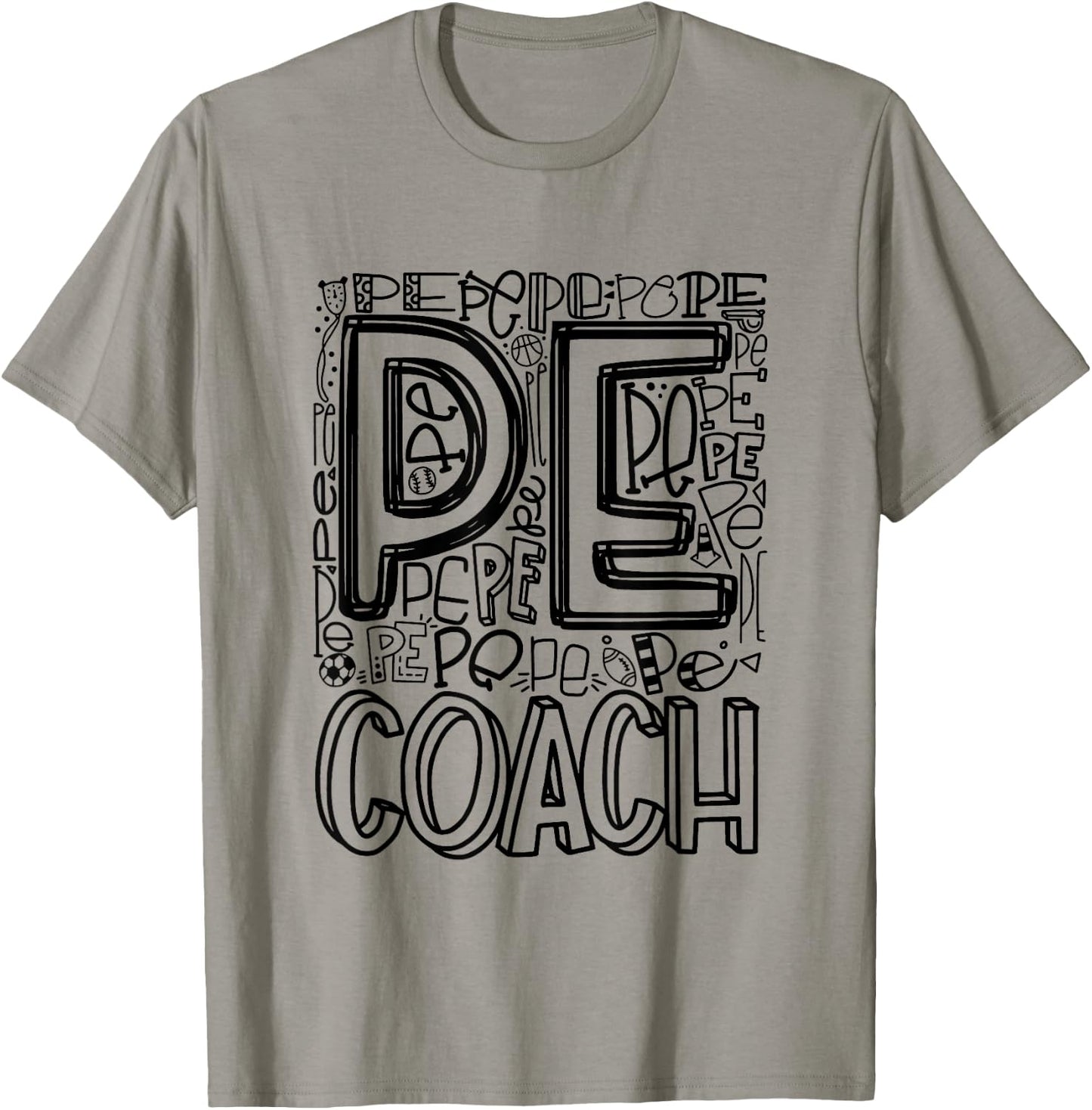 PE Physical Education Teacher PE Coach T-Shirt - T-Shirt | Sand