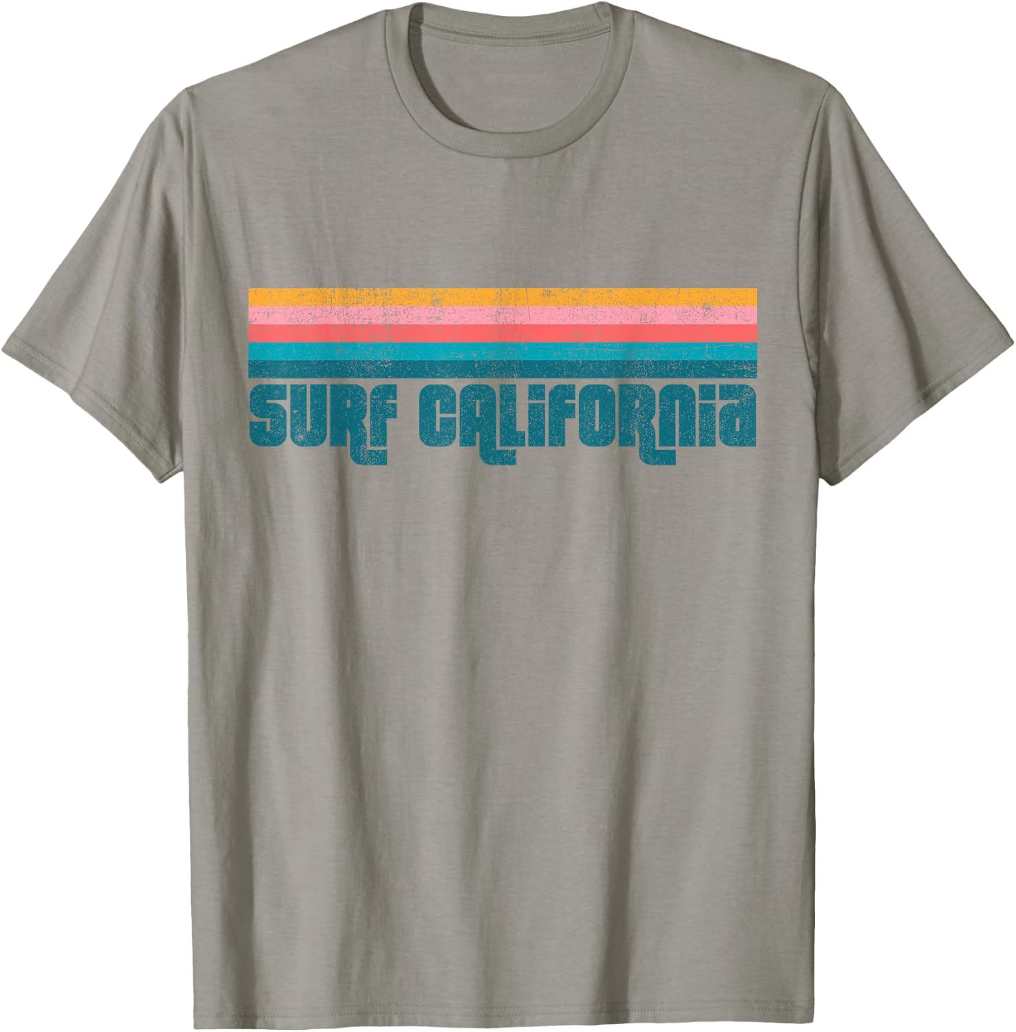 Vintage Surf California Beach Summer Retro Cute Women's Gift T-Shirt - T-Shirt | Sand