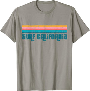 Vintage Surf California Beach Summer Retro Cute Women's Gift T-Shirt - T-Shirt | Sand