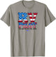 Patriotic RV Pilot | American Flag RV Driver Gift T-Shirt - T-Shirt | Sand