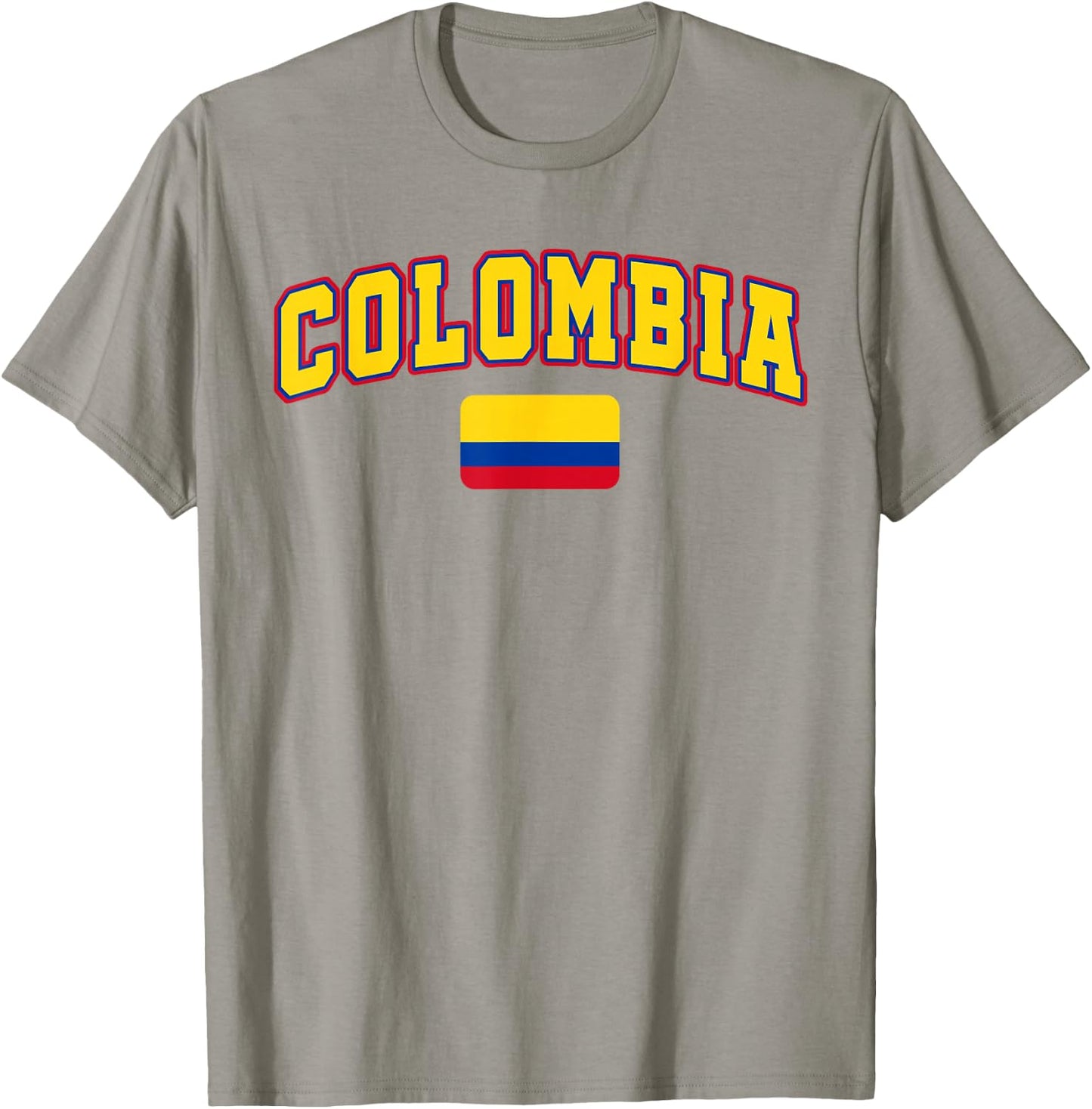Colombia Flag Colombia Pride Design T-Shirt - T-Shirt | Sand