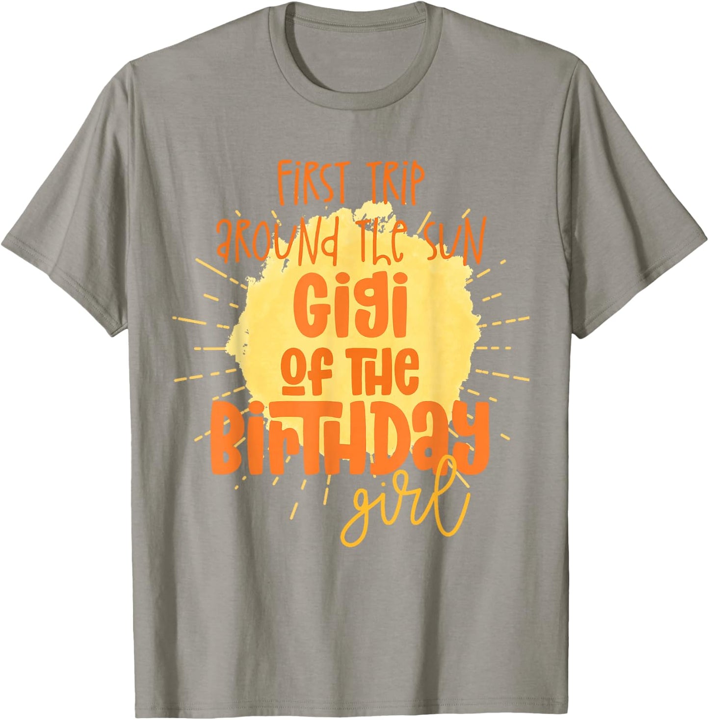 Gigi Birthday Girl First Trip Around the Sun Galaxy Party T-Shirt - T-Shirt | Sand