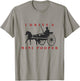 I Drive a Mini Pooper | Miniature Horse Driving T-Shirt - T-Shirt | Sand
